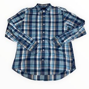 Banana Republic Slim Fit Button Up Shirt Men's L Long Sleeve